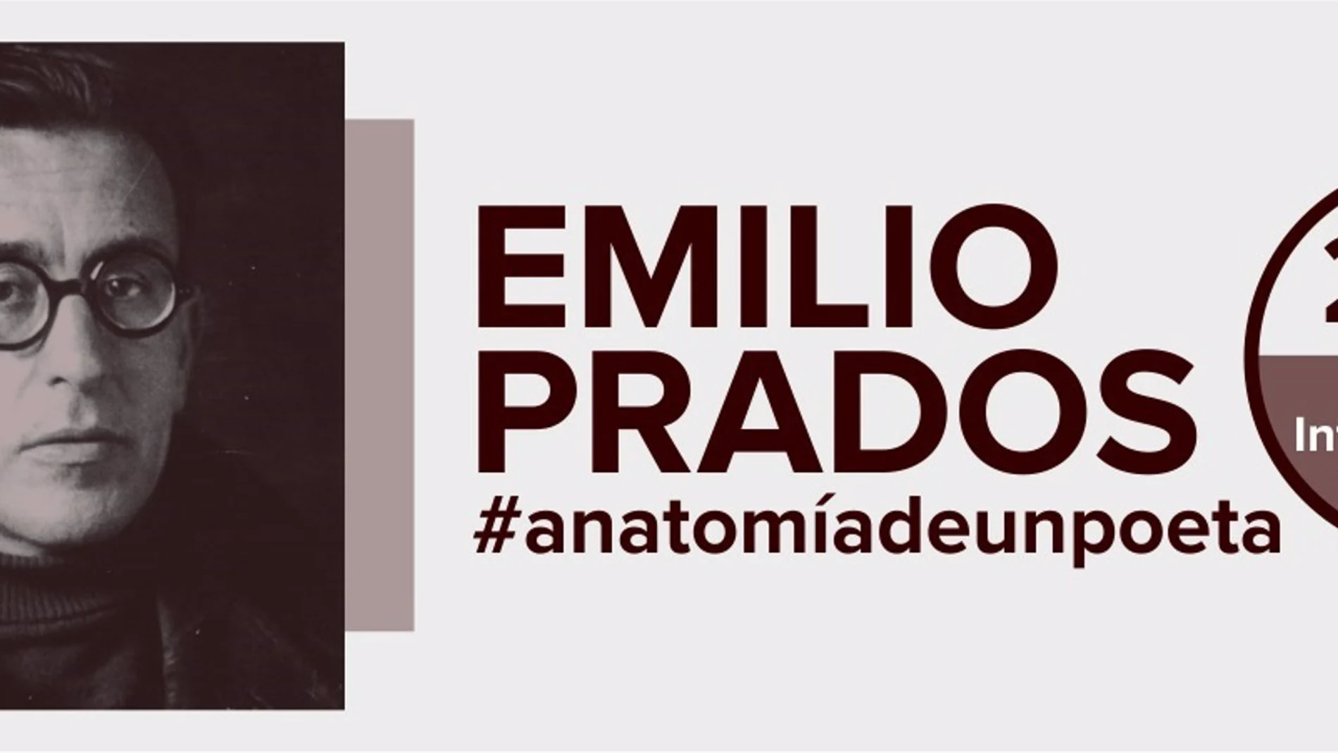 Cartel del programa de actividades para celebrar el Día Internacional del Libro dedicado al poeta Emilio Prados