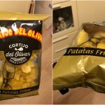 Una usuaria de Twitter publicó un extraño suceso: encontró unas gafas graduadas dentro de una bolsa de patatas