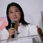La candidata a la presidencia del Perú por el partido Fuerza Popular, Keiko Fujimori