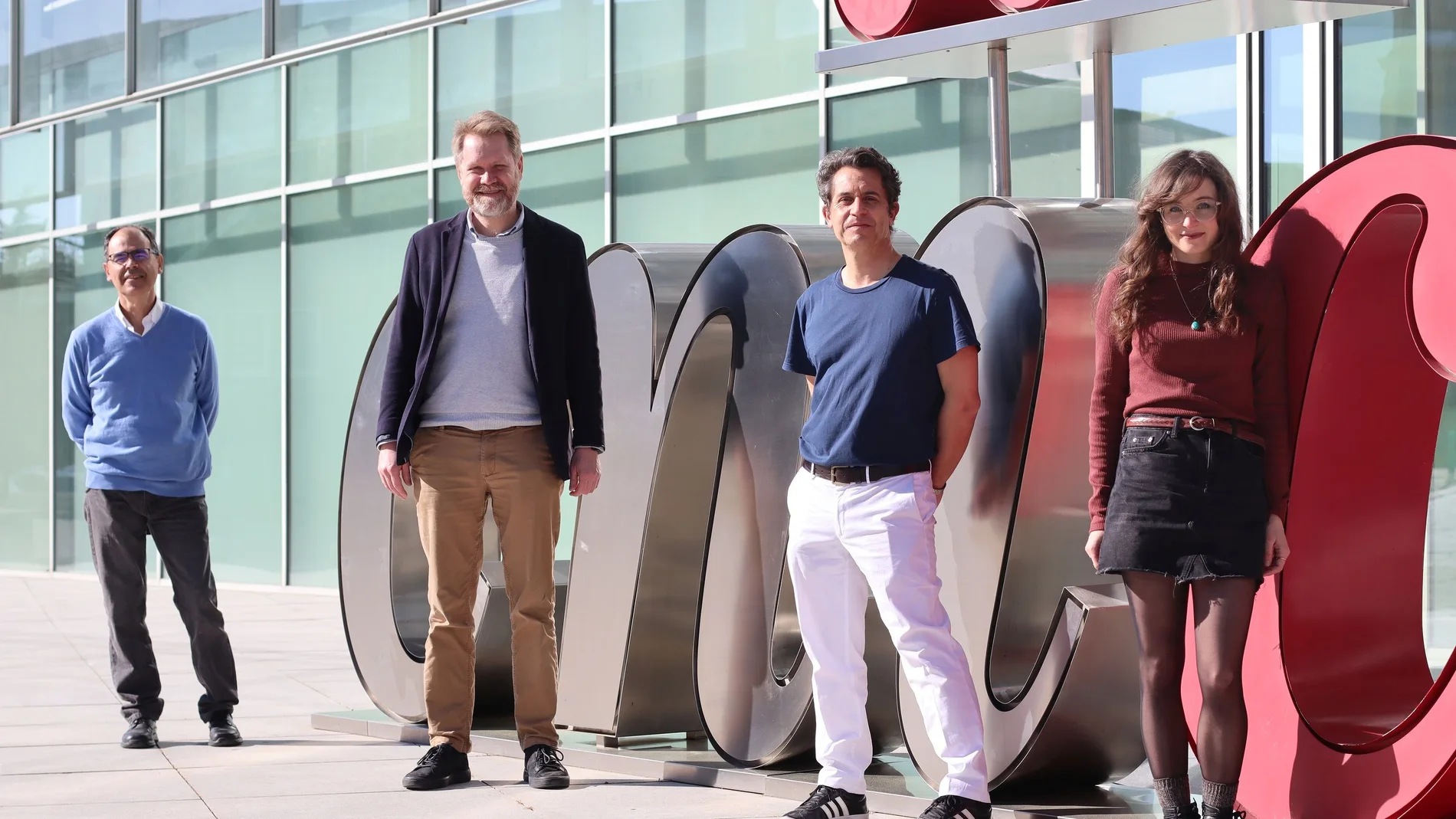 Jesús Vázquez, Jacob Fog Bentzon, Emilio Camafeita y Esmeralda Lewis