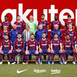 Foto oficial del primer equipo del FC Barcelona de la temporada 20-21