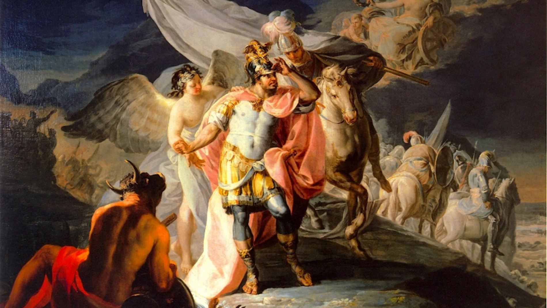 "Aníbal vencedor que por primera vez mira a Italia desde los Alpes", de Goya