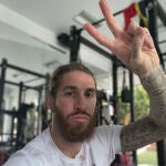 Sergio Ramos, en una imagen que compartió en sus redes sociales antes del Liverpool-Real Madrid.