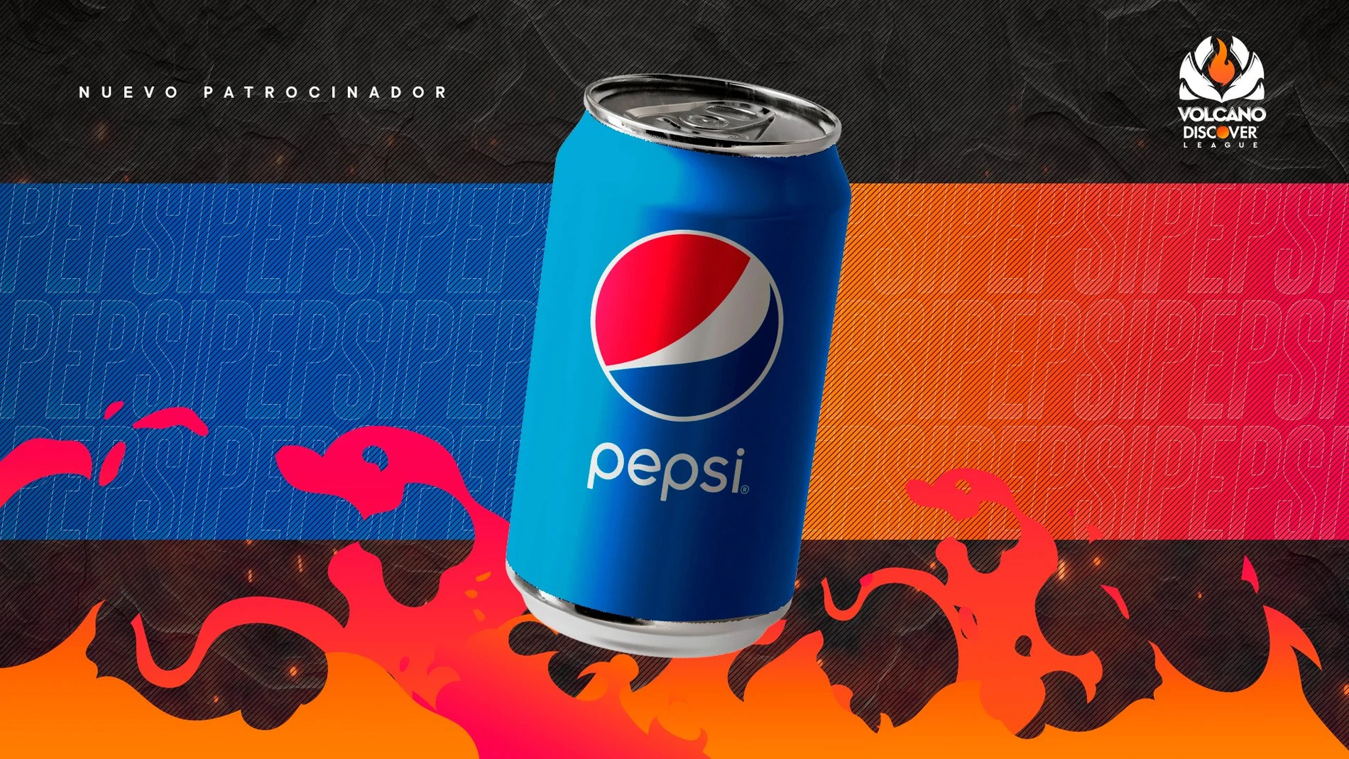 Pepsi será sponsor oficial de la Volcano Discover League