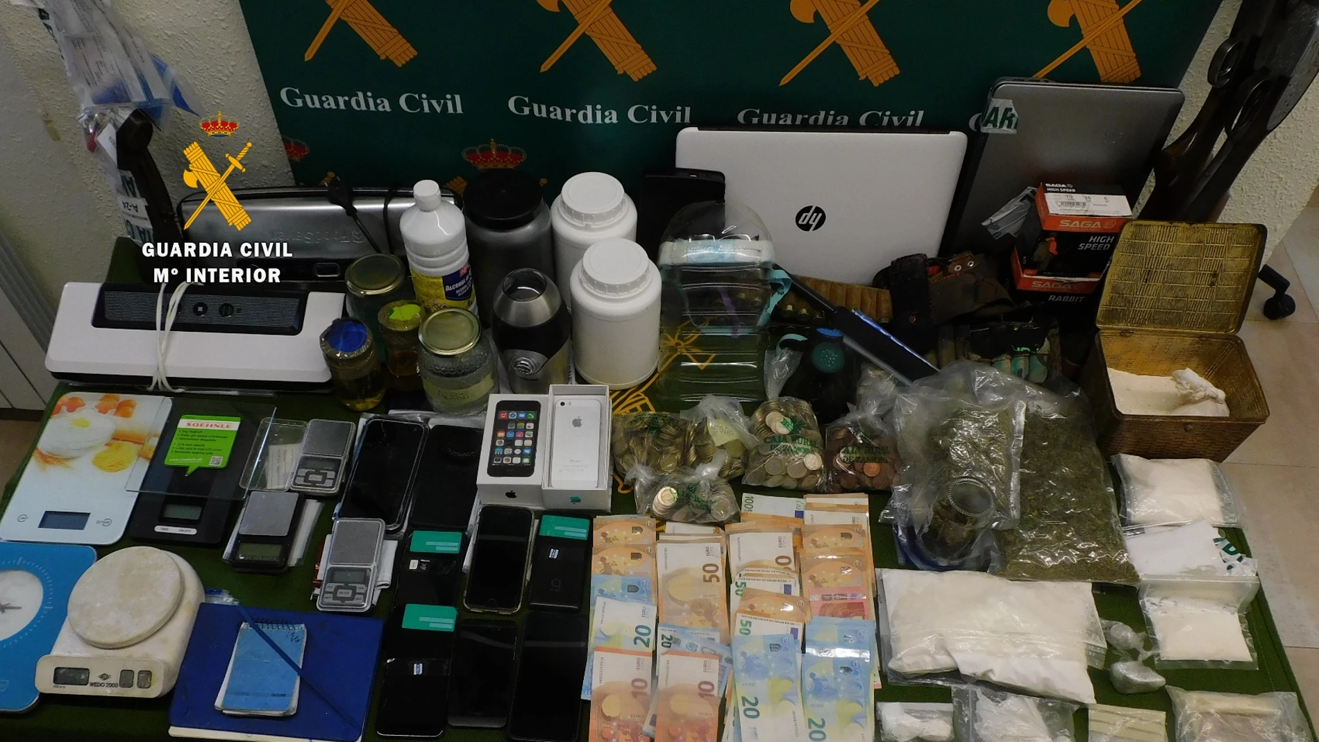 Detienen a seis personas y desarticulan una organización criminal dedicada a la elaboración y venta de anfetaminas en Zamora