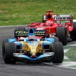 Alonso-Schumacher Imola 2005