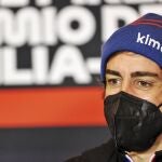 Fernando Alonso, en el circuito de Imola