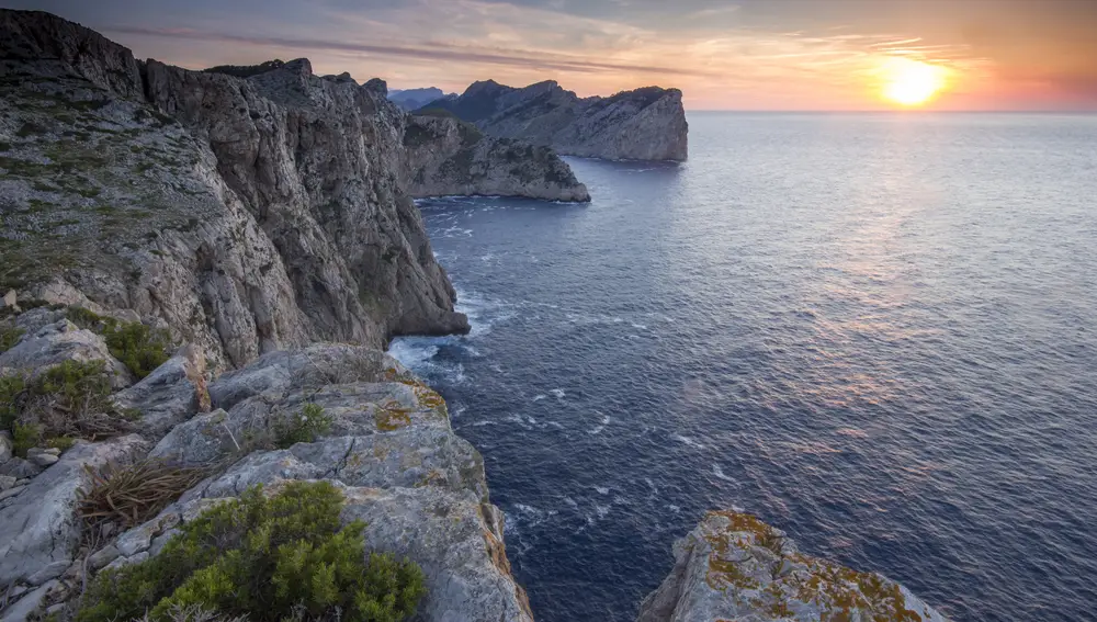 Atardecer en el Cabo Formentor, Mallorca