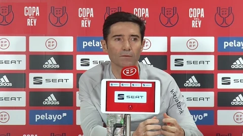 Marcelino García Toral en rueda de prensa.