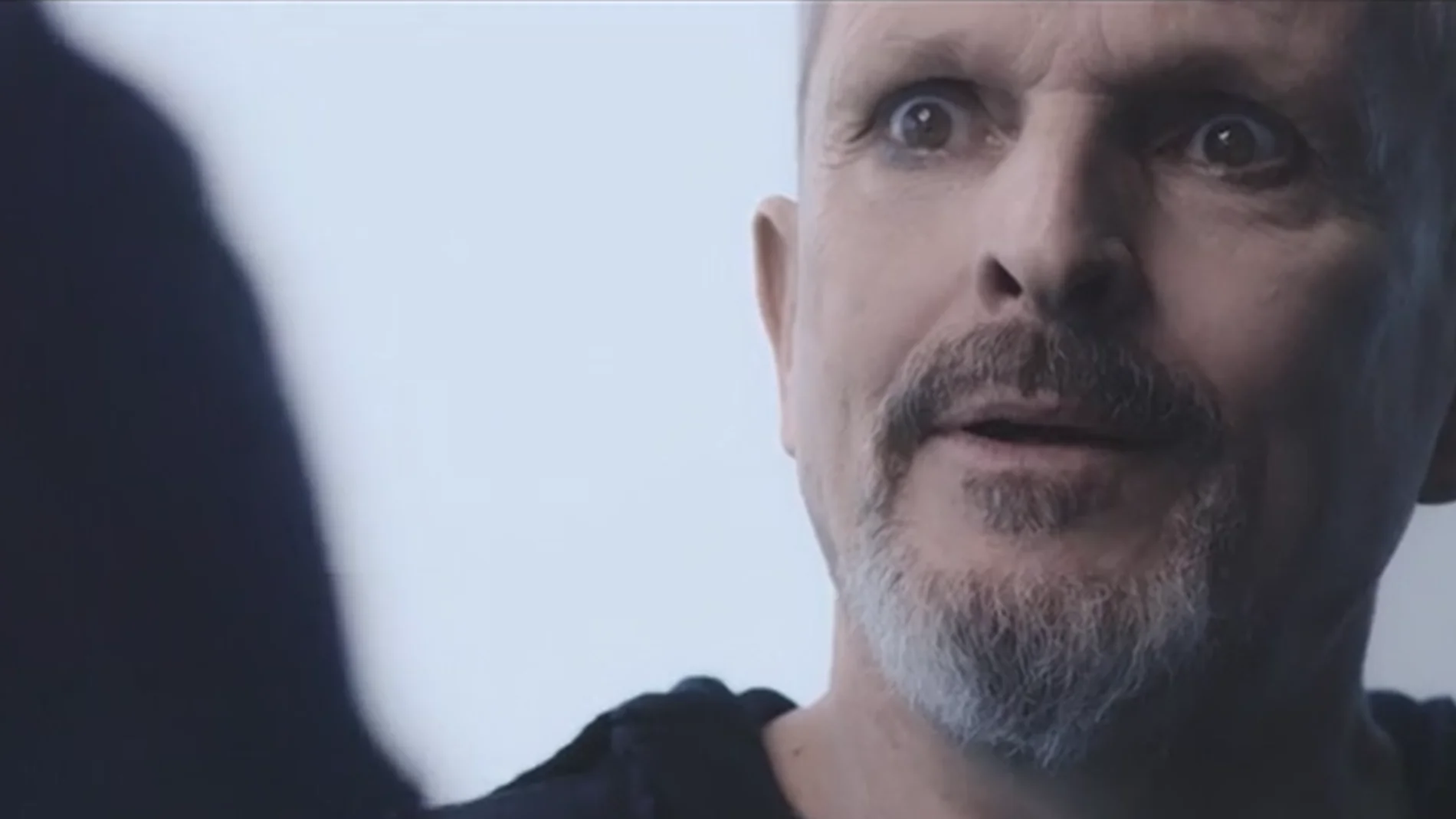 Miguel Bosé, durante la entrevista de Jordi Évole.