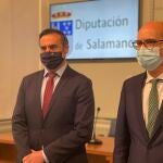 El presidente de la Diputación de Salamanca, Javier Iglesias, presenta la nueva Estrategia