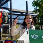 La candidata de Vox a la Presidencia de la Comunidad de Madrid, Rocío Monasterio, durante el acto de inicio de campaña