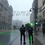 Agentes de la Policía Local de León