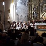 Coro participante en las "Aulas para Convivir Cantando" de la Diputación de Segovia