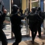 Imagen del operativo de la Guardia Civil