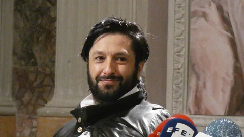 Rafael Amargo durante la presentación de 'La danza de Dionisio', en Barcelona (España), a 20 de abril de 2021.
