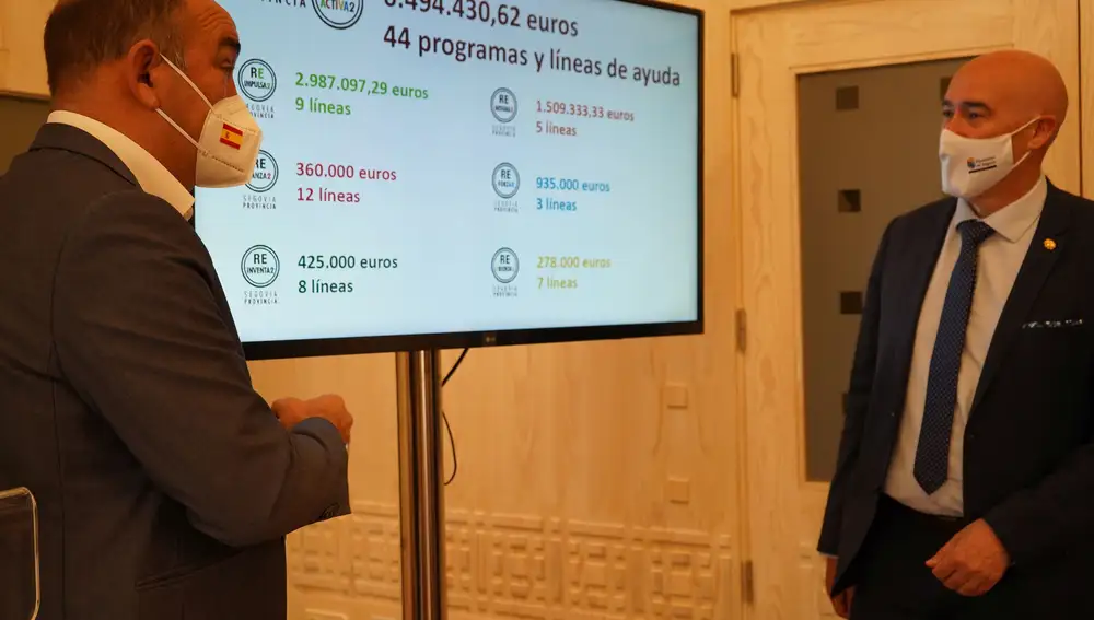 Presentación del programa "Reactiva2" de la Diputación de Segovia