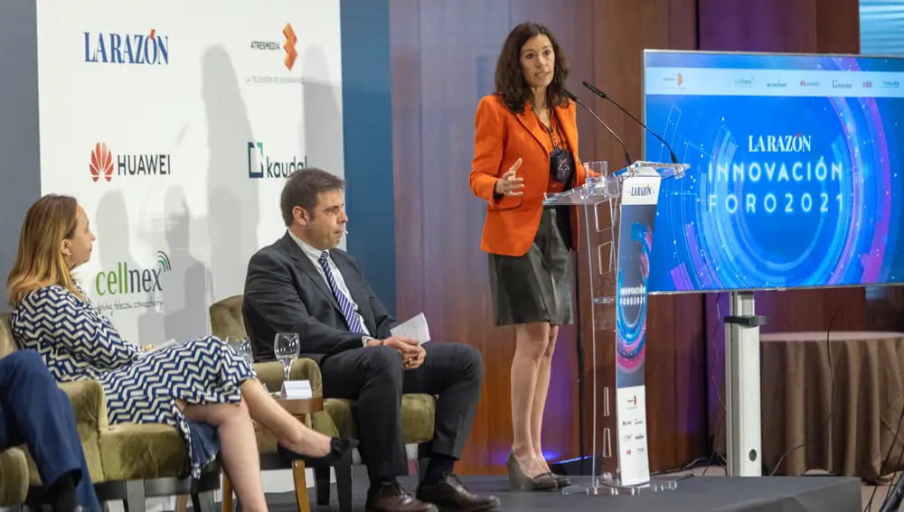 María Eugenia Carballedo, consejera de la Presidencia de la Comunidad de Madrid, realizó el discurso de clausura del «Foro Innovación 2021»