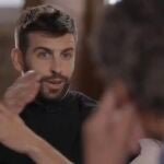 Piqué, durante su entrevista en Movistar +
