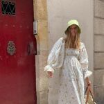 Influencer con vestido estampado/ PINTEREST
