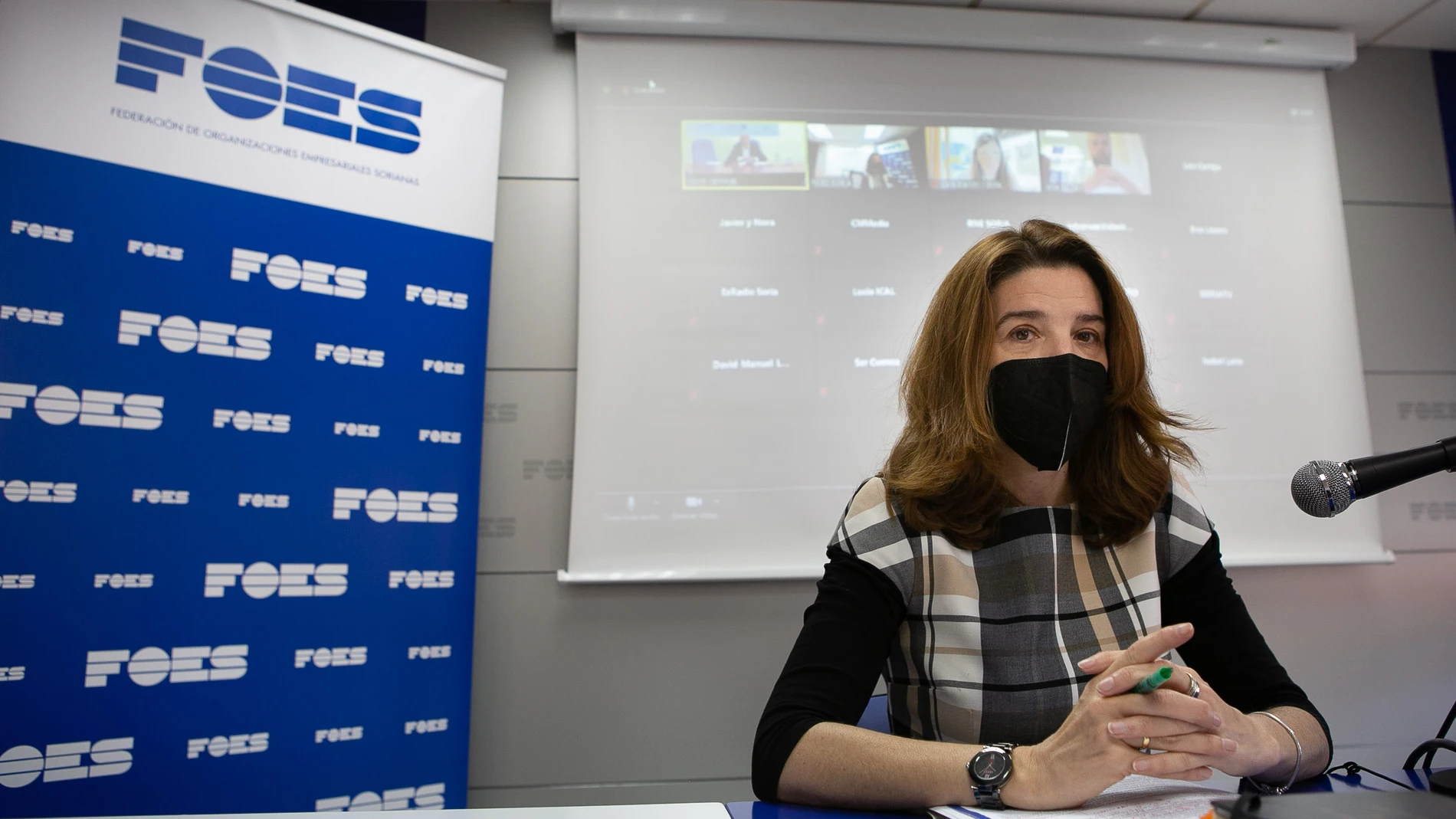 La secretaria general de FOES, María Ángeles Fernández
