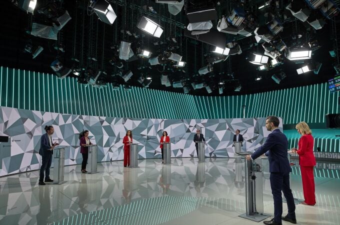 Imagen del debate de Telemadrid