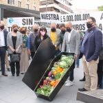 Concentración de agricultores y regantes en Alicante