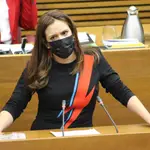 La portavoz adjunta de Compromís, Mònica Álvaro