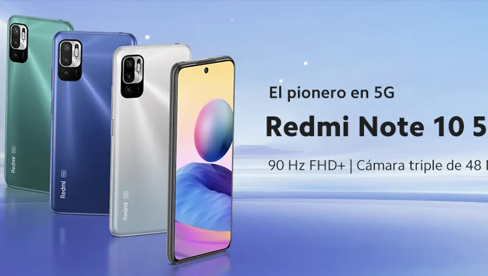 Xiaomi Redmi Note 10 5G en oferta, rebajado