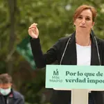 La candidata de Más Madrid a la Presidencia de la Comunidad, Mónica García.