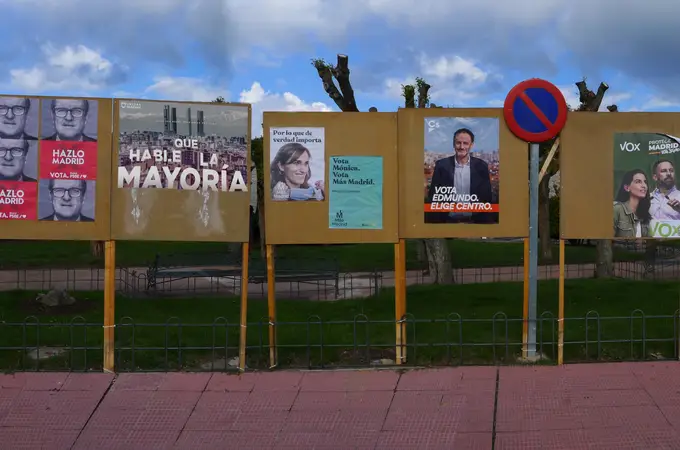 Los carteles del 4-M: de la chupa de Ayuso a la ausencia de Iglesias