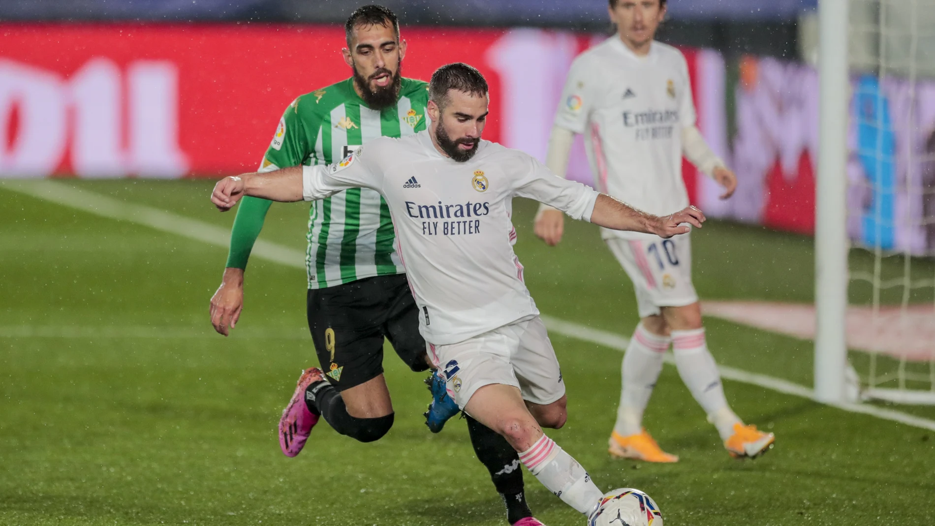 Dani Carvajal, en un partido del Real Madrid