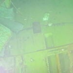 Restos del submarino Nanggala, que quedó partido en tres a 800 metros de profundidad