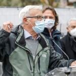 El alcalde de València, Joan Ribó, interviene en una rueda de prensa