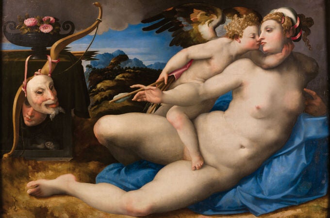 «Venus y Cupido», de Hendrik van der Broeck, presente en «Pasiones mitológicas»