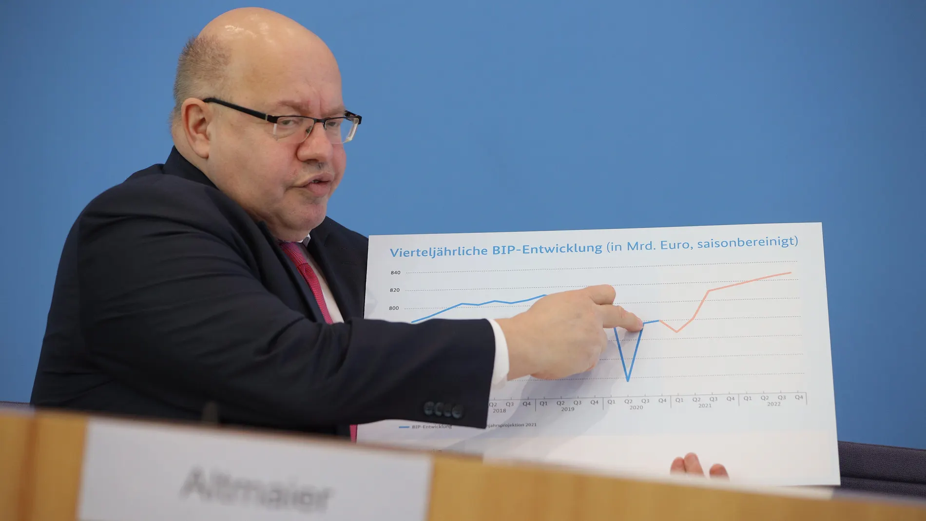 El ministro de Economía, Peter Altmaier