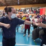 El candidato de Unidas Podemos a la Presidencia de la Comunidad, Pablo Iglesias EFE/A.Ortega/Europa Press Pool