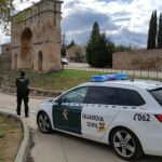 Efectivos de la Guardia Civil en Medinaceli (Soria)