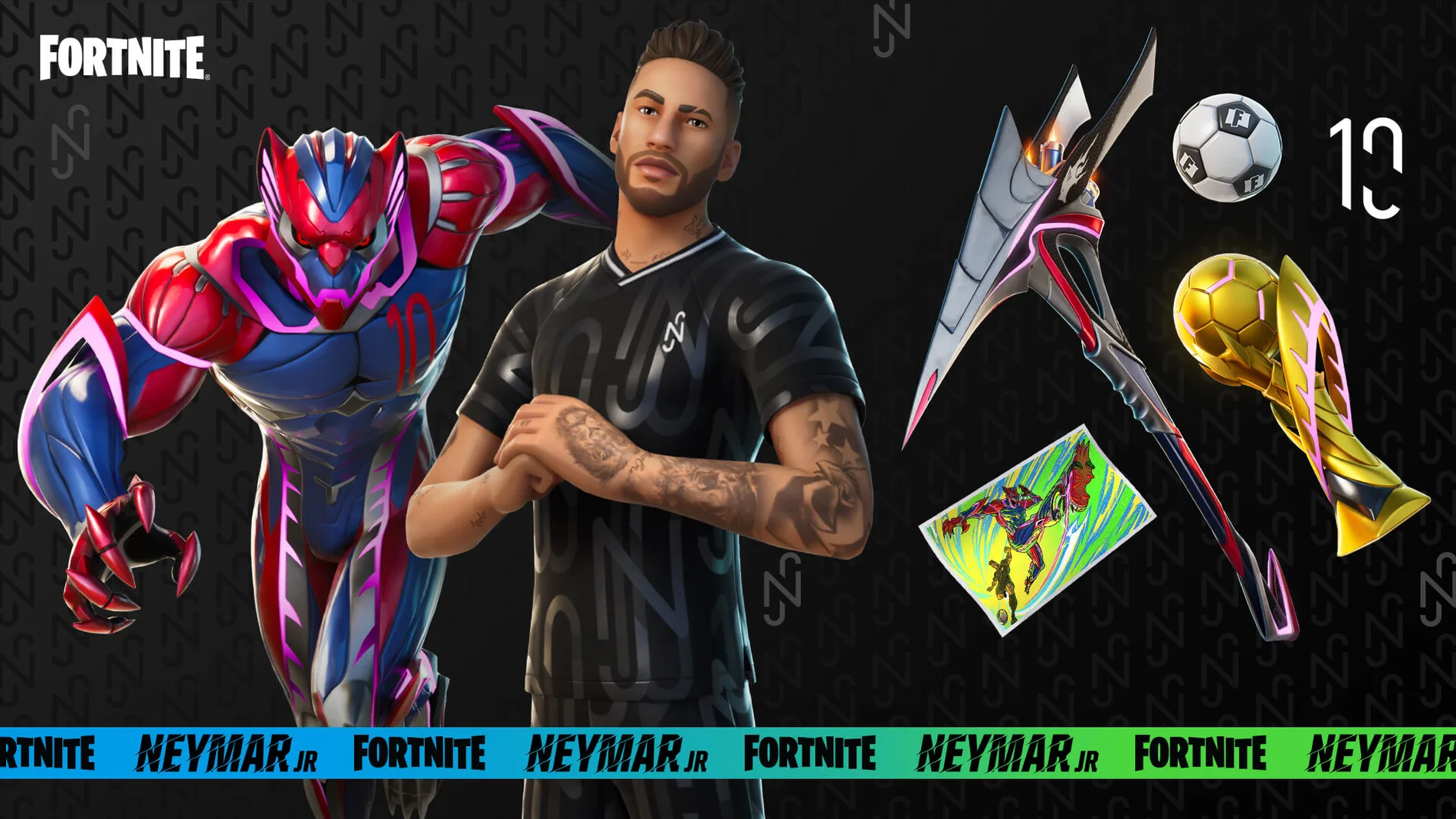 Neymar Jr llega a Fortnite