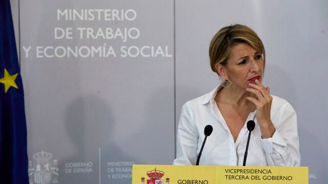 La vicepresidenta tercera del Gobierno y ministra de Trabajo, Yolanda Díaz