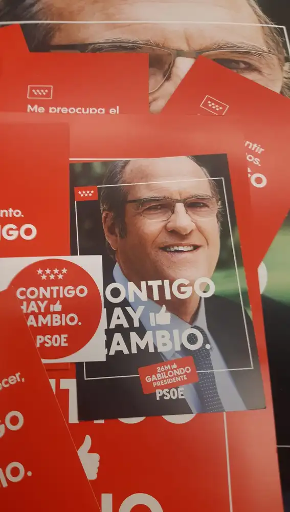 Cartel del PSOE en 2019