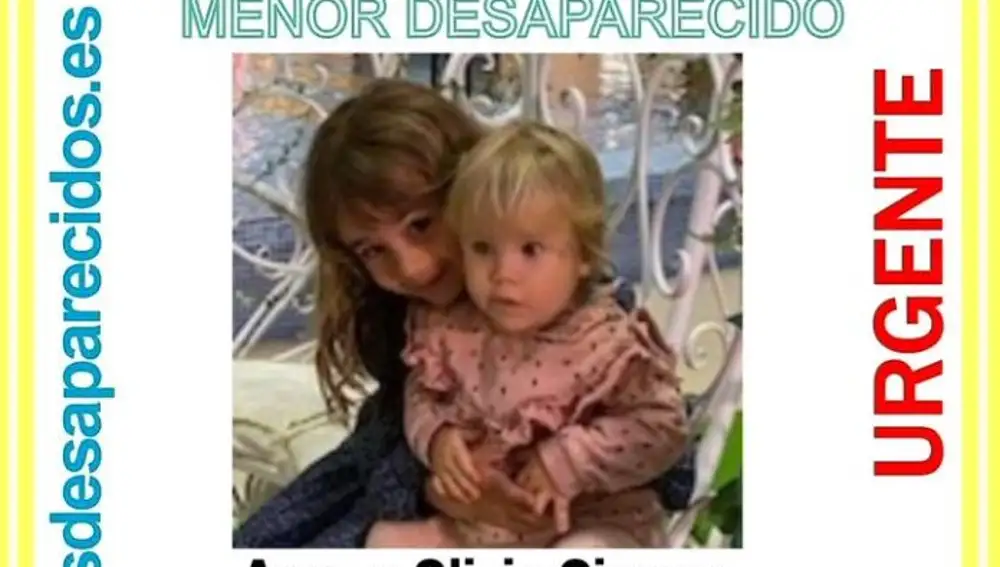 Imagen de Anna y Olivia, las dos niñas desaparecidas en Santa Cruz de Tenerife.