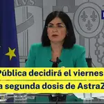 Salud Pública decidirá el viernes sobre la segunda dosis de AstraZeneca