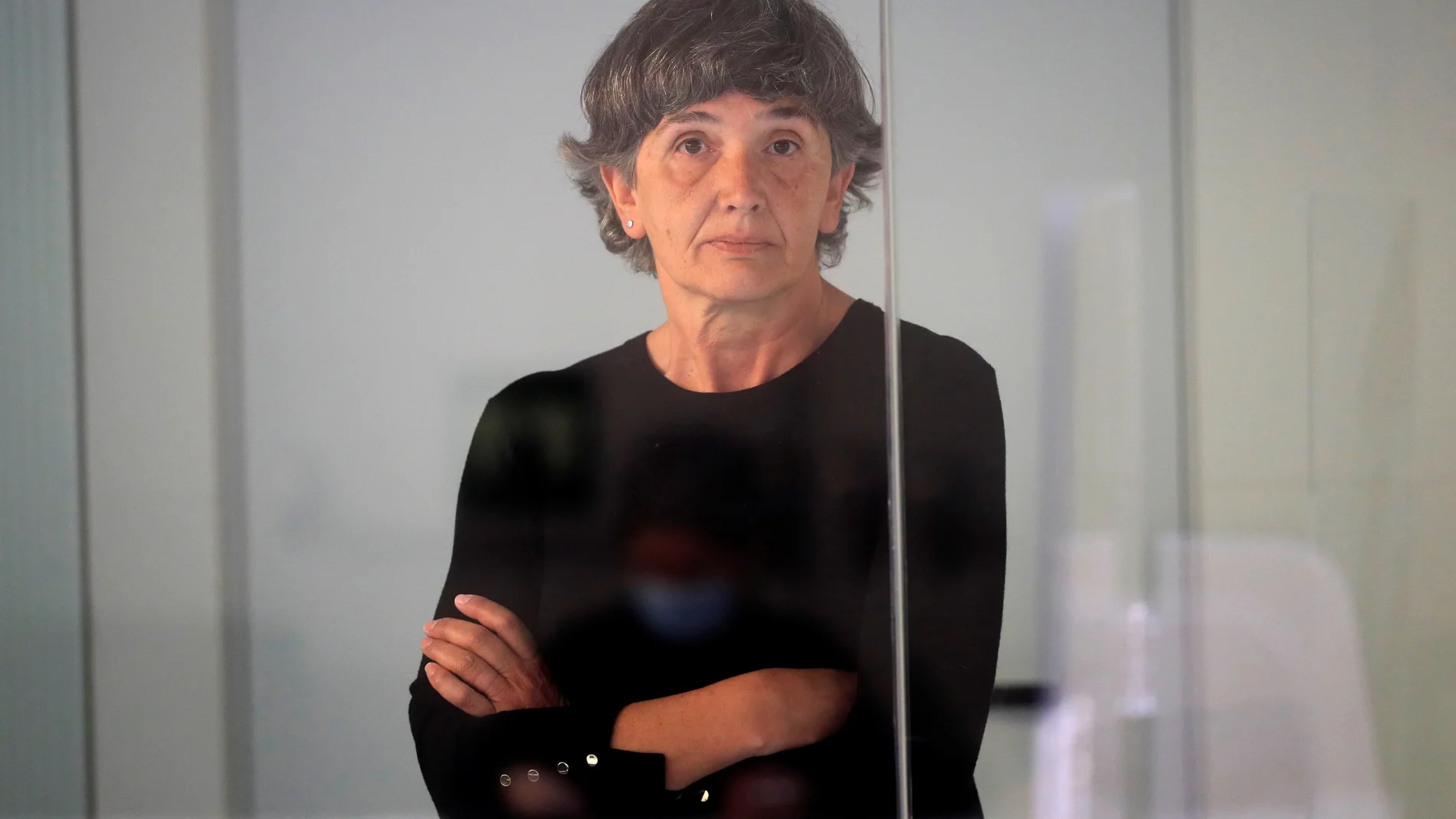 La exdirigente etarra Soledad Iparraguirre, "Anboto", en un juicio en la Audiencia Nacional en 2021
