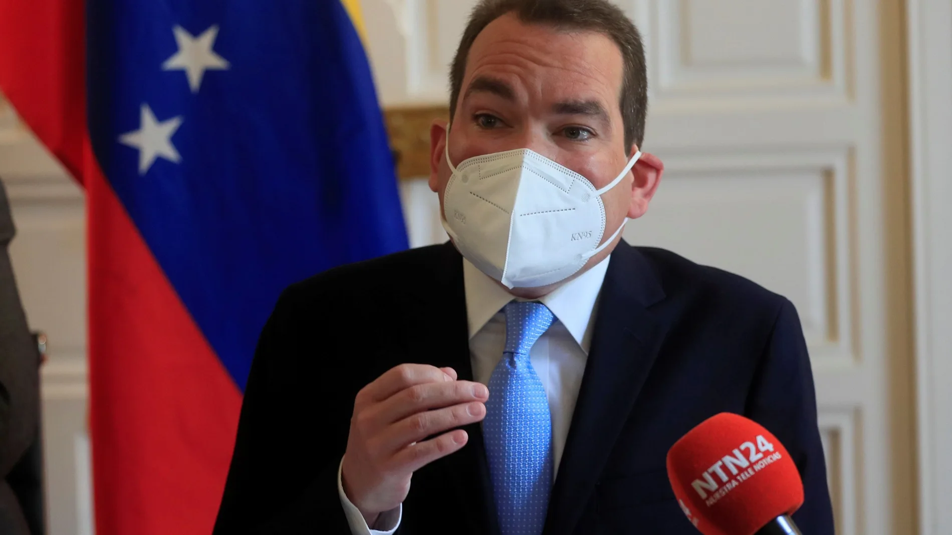 El ya exembajador de Juan Guaidó en Colombia, Tomás Guanipa.