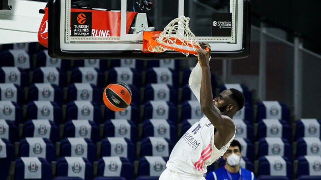 Garuba, en su anterior etapa en el Real Madrid