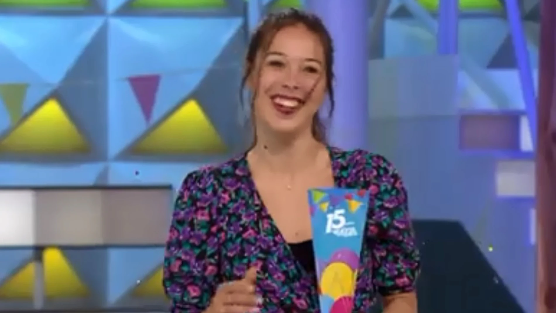 Alicia, ganadora de los 15.000 euros