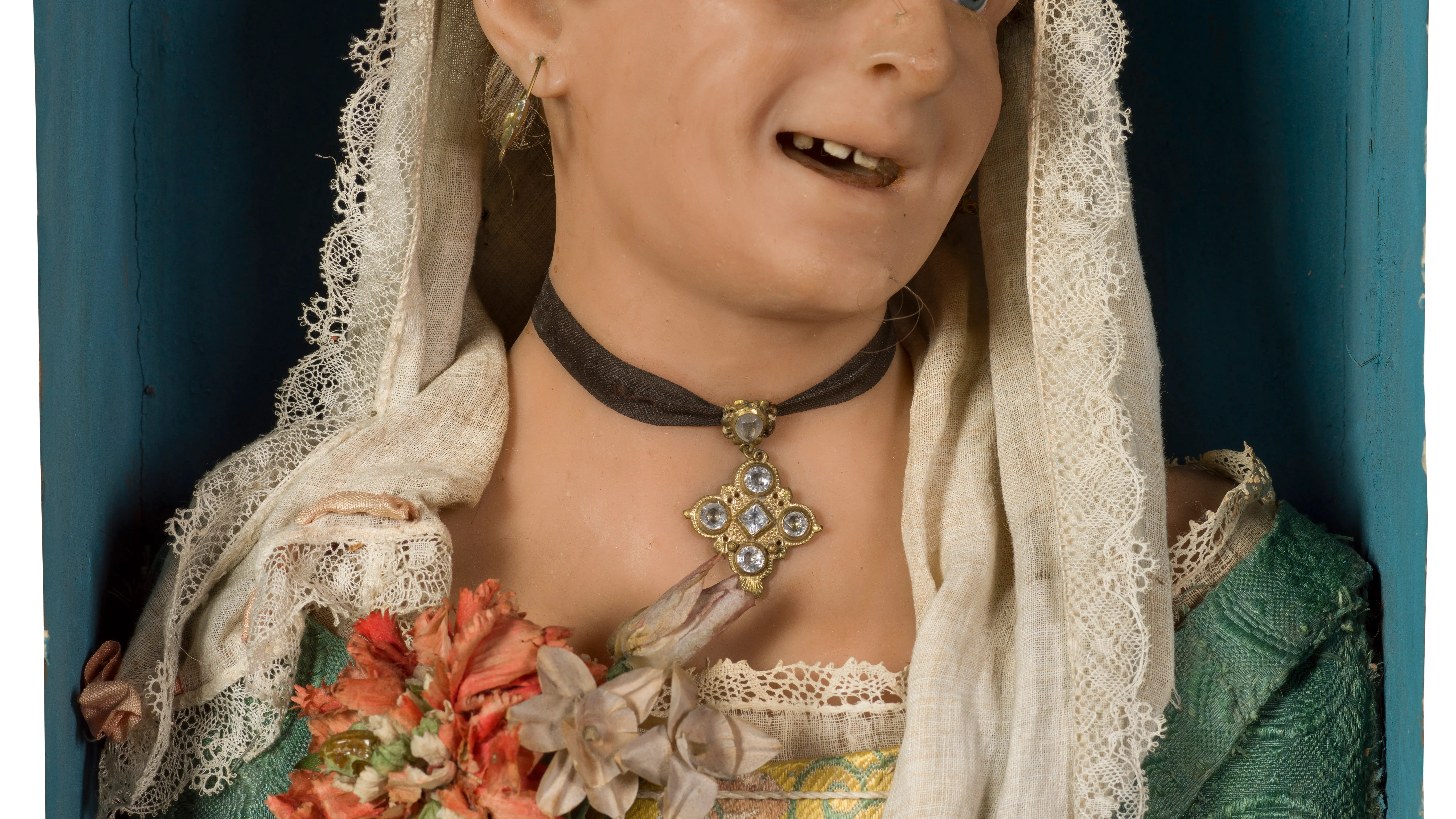 Busto de cera atribuido a Filippo Scandellari