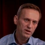 Alexei Navalni, en una imagen de archivo de una entrevista a la televisión estadounidense18/10/2020