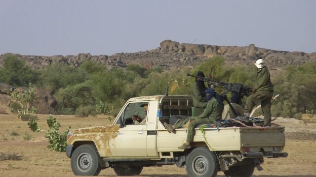 Rebeldes del grupo independentista tuareg Movimiento Nacional de Liberación de Azawad cerca de Kidal, en 2011.